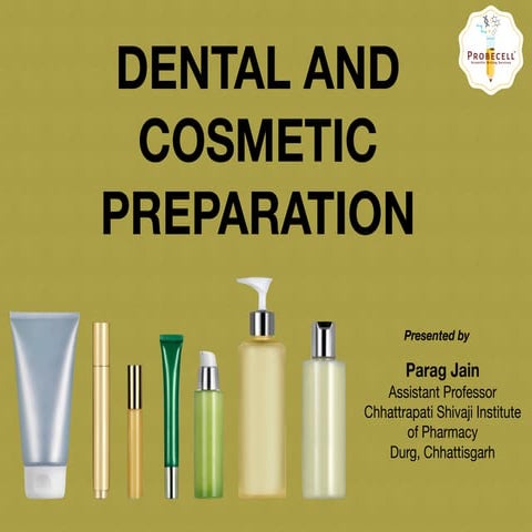 Dental and cosmetic preparation
