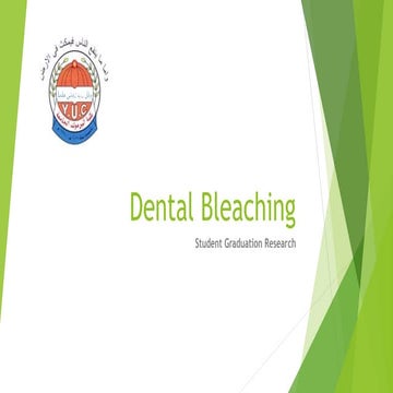 Dental bleaching ppt