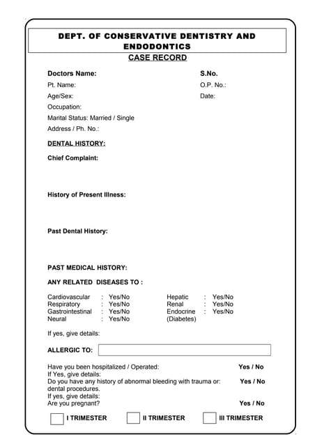 dental case sheet corrcted dental sheet