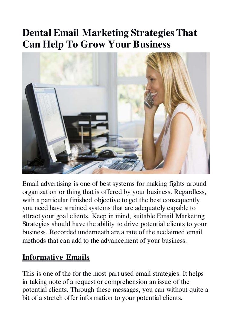 Dental Email Marketing Strategies That Can Help To Grow Your Business