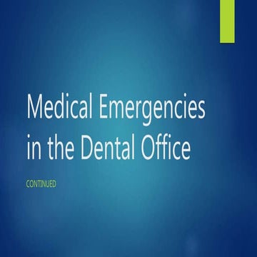 Chapter 16: Dental Emergencies