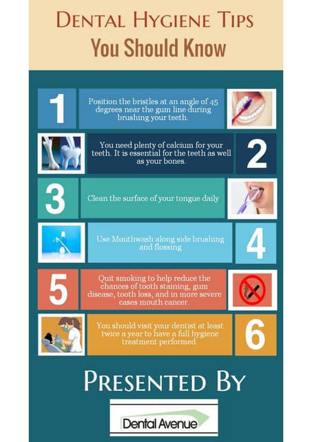Dental Hygiene Tips You Should Know | PDF