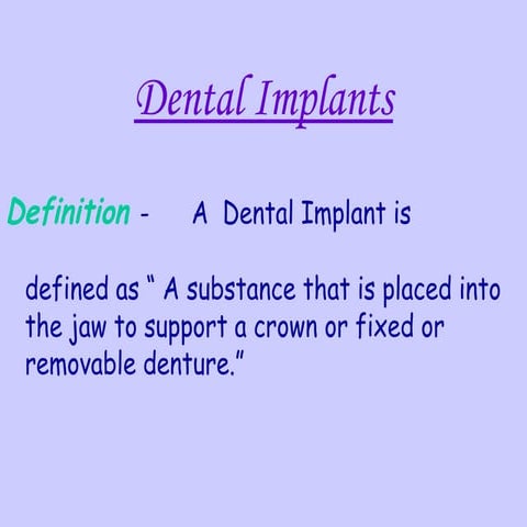 Dental implants _perio_