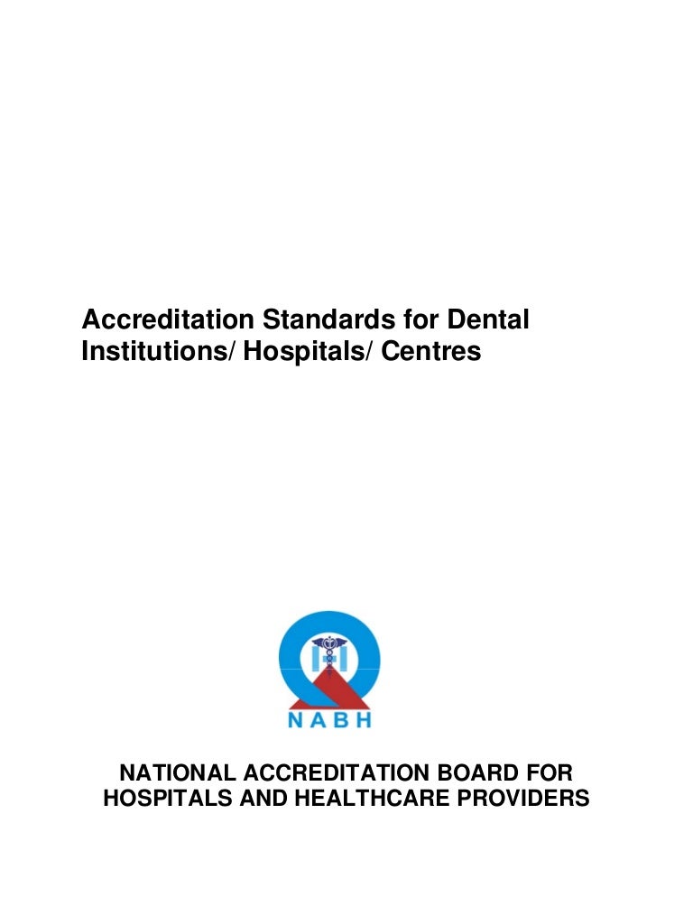 NABH Dental Standards