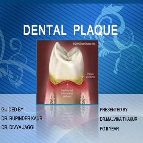 DENTAL PLAQUE - PART 1