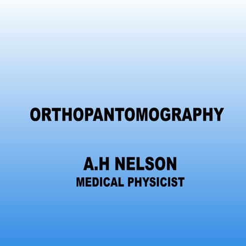 Opg and lateral cephalometric | PPT