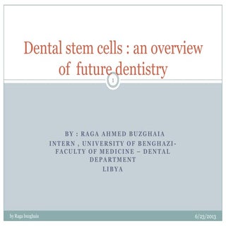 Dental stem cells