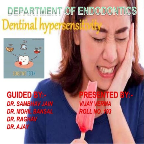 hypersensitivity of teeth and its management | PPTX
