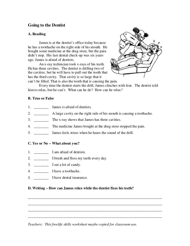 ESL Short Story Dentist