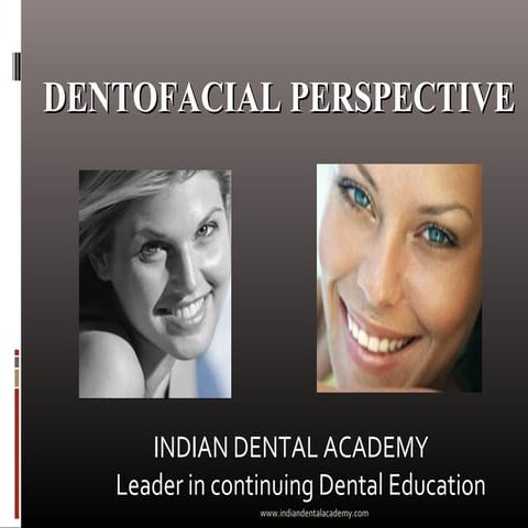 Dentofacial perspective  / dental courses