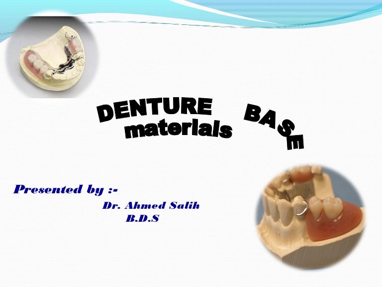 Denture base materials