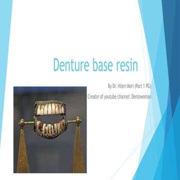 Denture base resin