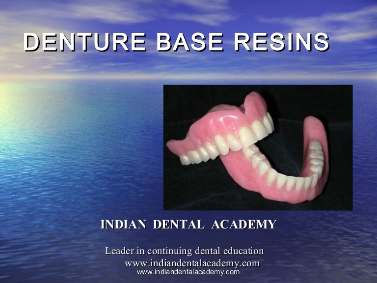 Denture base resins /orthodontics website