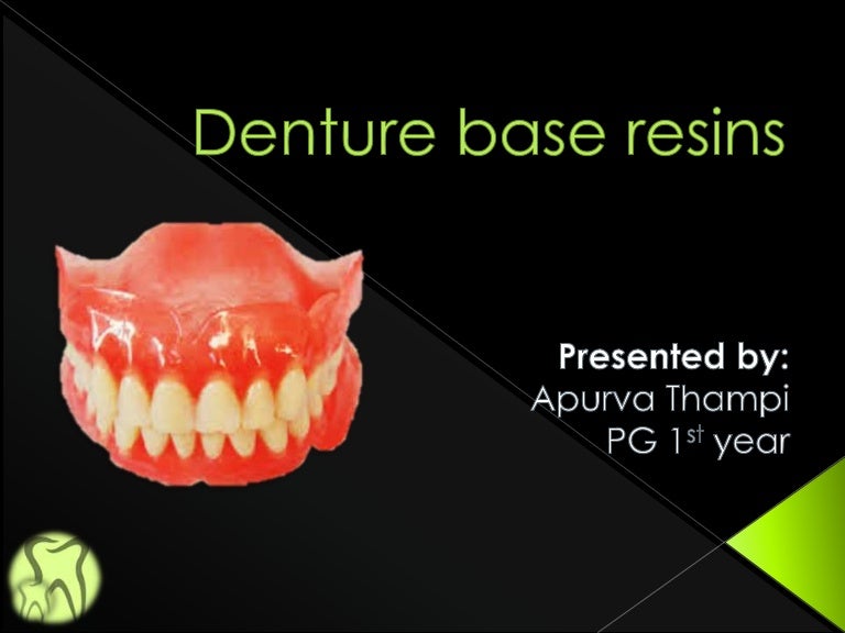 Denture base resins