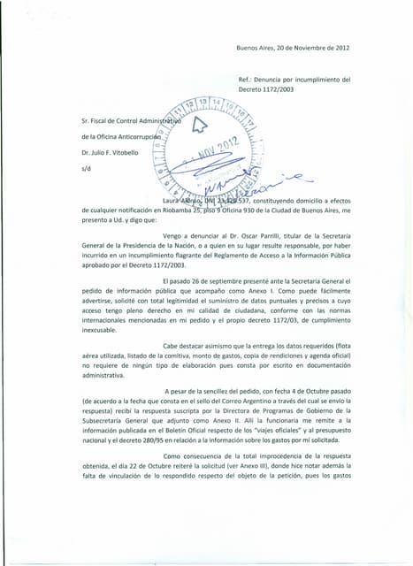 Denuncia