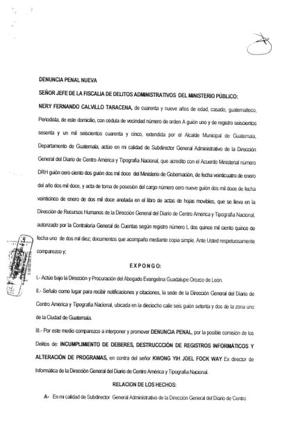 Denuncia