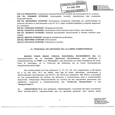 Denuncia FNE contra supermercados