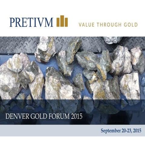 Denver Gold Forum Sep 21, 2015