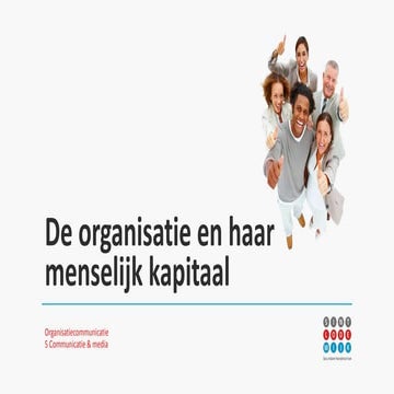 De organisatie en haar menselijk kapitaal
