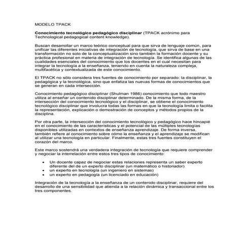 Tpack | PDF