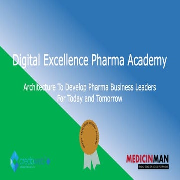 Digital Excellence Pharma Academy Certification Program