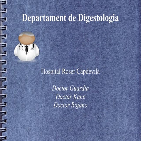 Departament de Digestologia: Aparell Digestiu