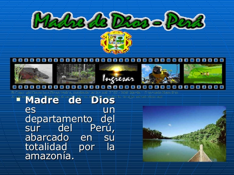 Departamento De Madre De Dios