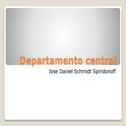 Departamento central danielschmidt