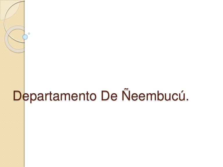 Departamento de ñeembucú