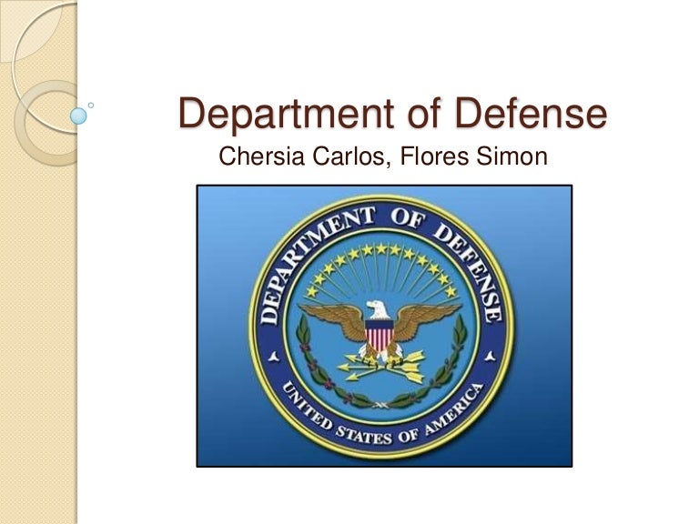 Department of defense presentation