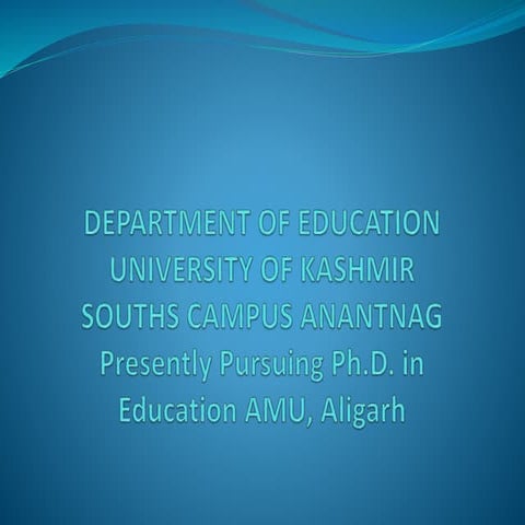 Department of education