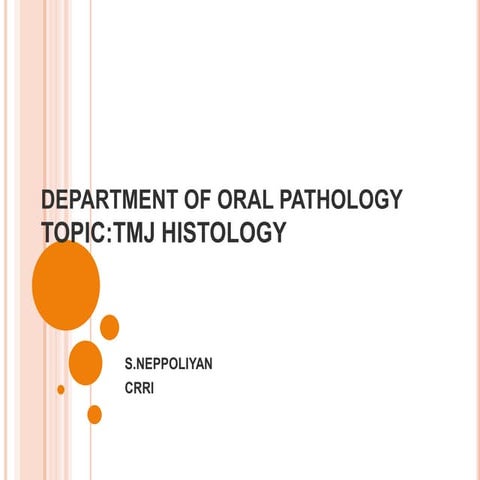 histology of tempromandibular joint