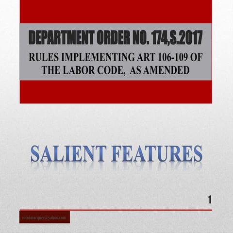 Department Order No. 174