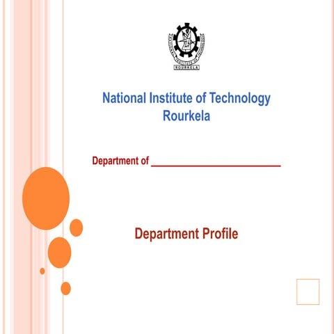 Department profile