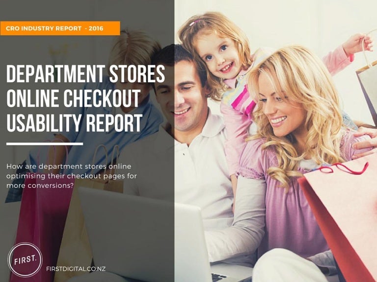 department stores online checkout