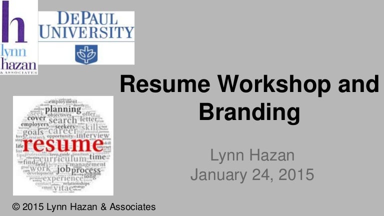 resume workshop presentation