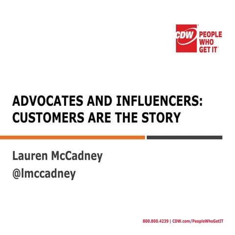Advocates and Influencers: Social Media is About People