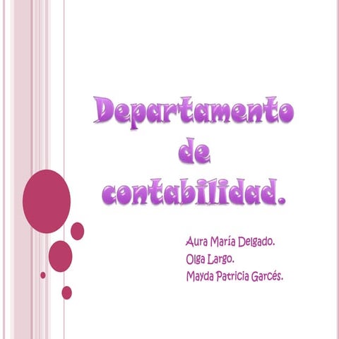 Departamento de  contabilidad