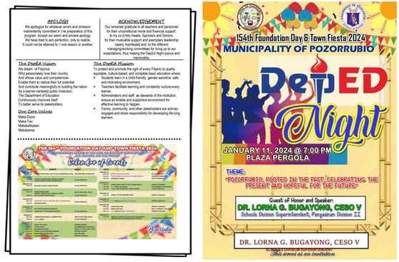 closing program sample | PPT