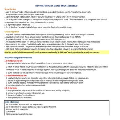 Dep ed3 item analysis template -   math 7 1st 2018-2019