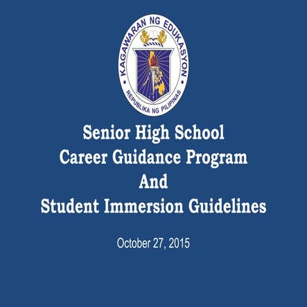 Deped career immersion