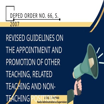 Educational Policy (DEPED ORDER NO. 66 S. 2007).pptx