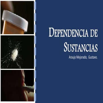 Dependencia de sustancias