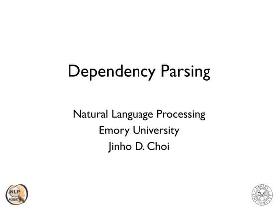 CS571: Dependency Parsing