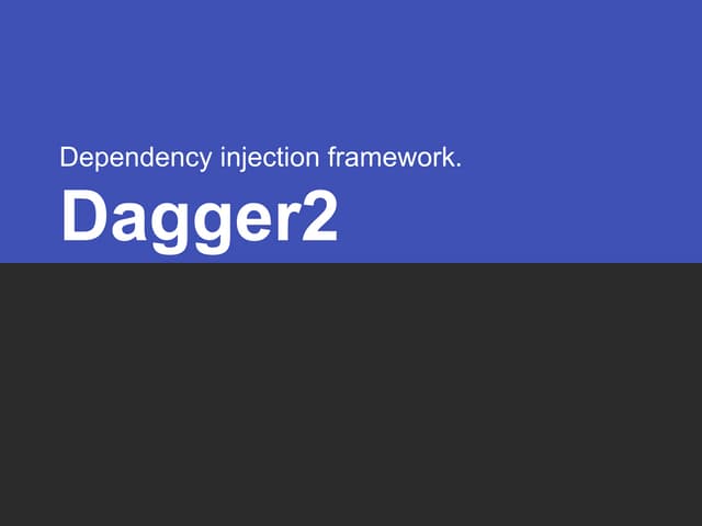 Dependency injection