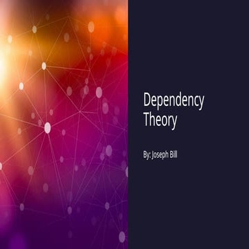 Dependency Theory and Economic Challenges in Kenya
