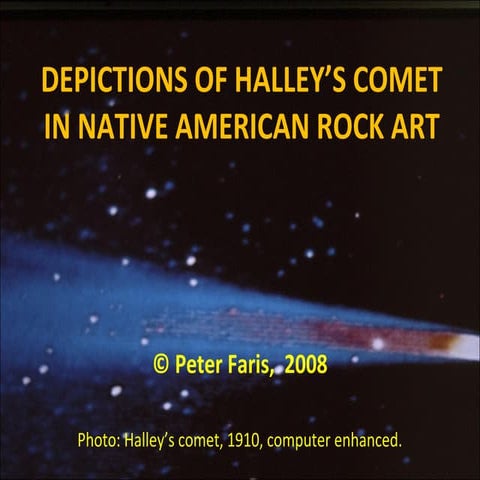 Depictions of halley's comet in native american rock art