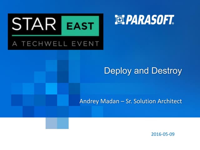 Deploy + Destroy Complete Test Environments