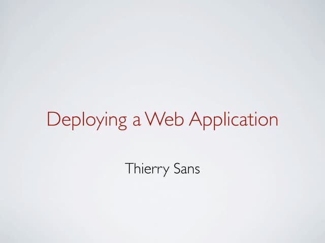 Deploying