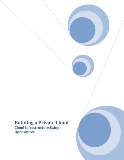 Deploying an open source private cloud on a shoe string budget presentation